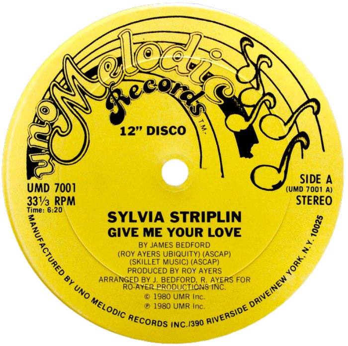 Sylvia Striplin 'Give Me Your Love / You Can't Turn Me Away